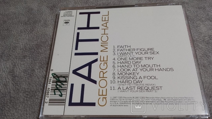 George michael - faith. американский cd (123591724) - купить на