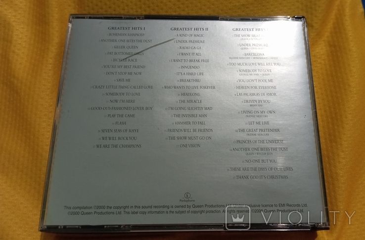 Музыкальный CD диск Queen - Greatest Hits I II & III