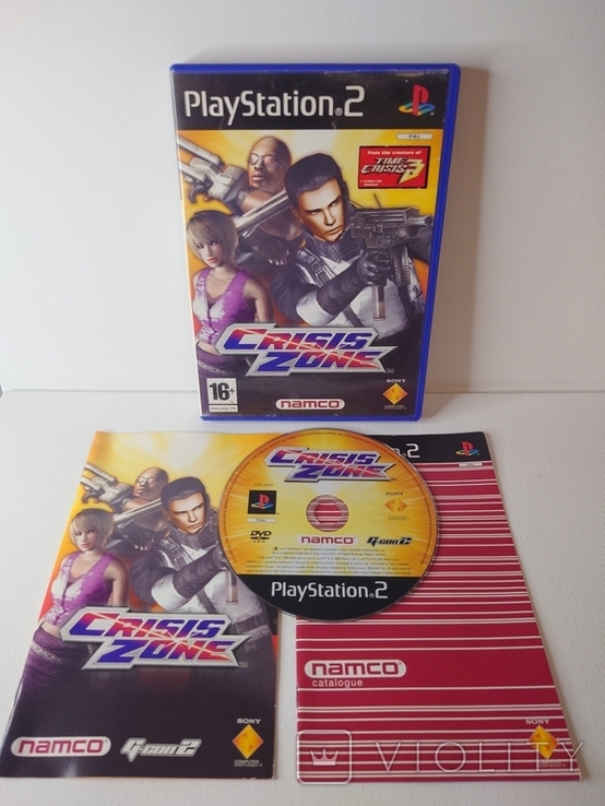 PS2 Світловий пістолет G-Con 4Gamers XK10 + Диск до нього Crisis
