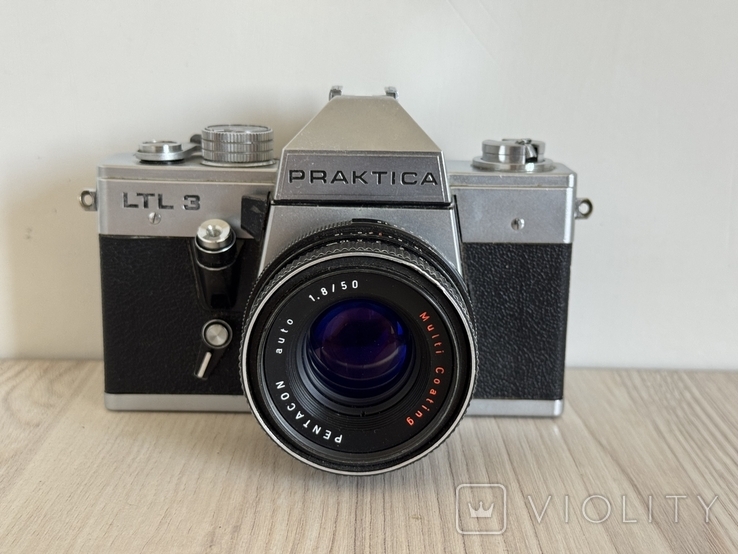 Фотоаппарат Praktica LTL 3, объектив Pentacon Multi Coating 1.8/50