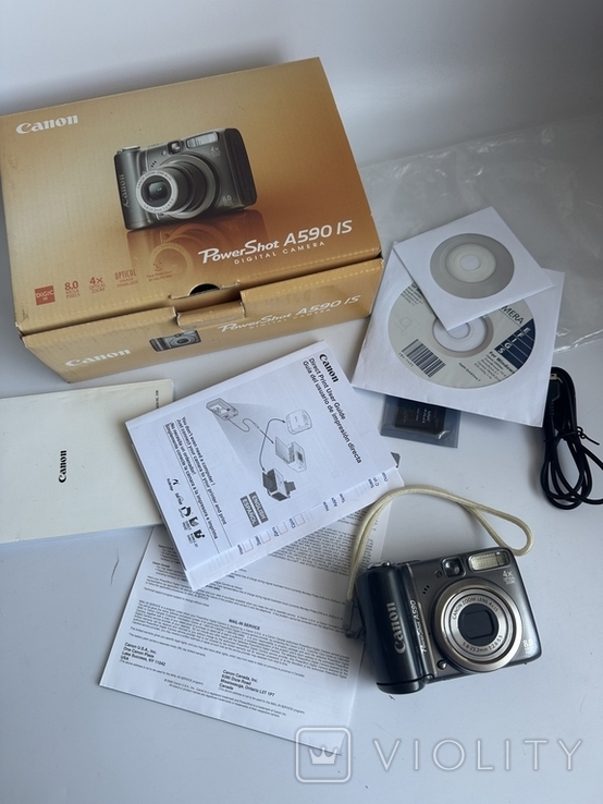 Фотоапарат Canon PowerShot A590 IS (124213688) - купити Violity