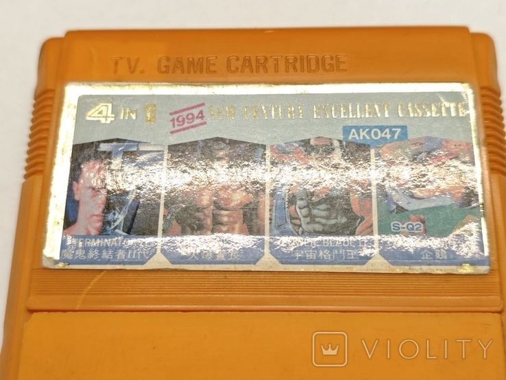 Картридж dendy(денді)/famiclone з 90х 4in1 AK047 PowerBlade-2