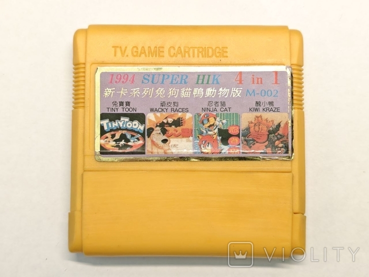 Картридж dendy/famiclone з 90х 4in1 M-002 Kiwi Kraze Wacky Races