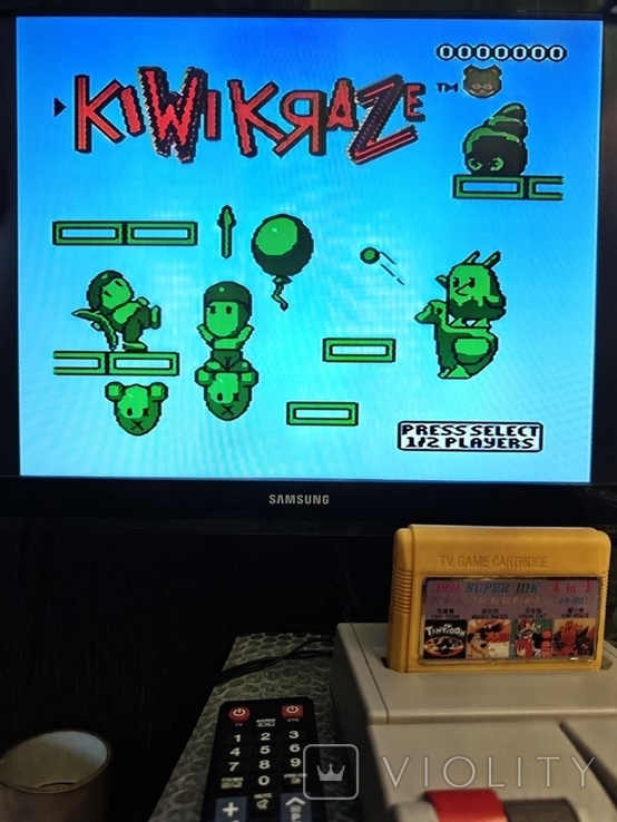 Картридж dendy/famiclone з 90х 4in1 M-002 Kiwi Kraze Wacky Races