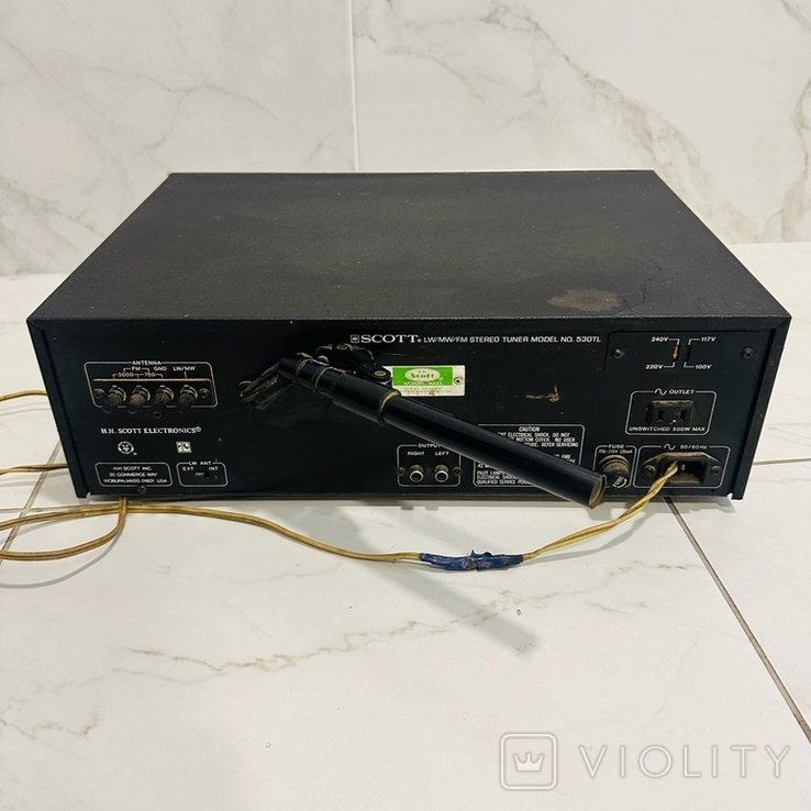 Tuner FM Vintage Scott 530TL, état Fonctionnel, électronique Vintage