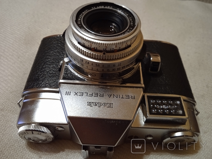 Вінтажний плівковий Kodak Retina Reflex III + 3 об'єктиви
