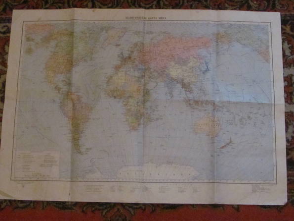 Политическая карта мира - 1966 год, фото №2
