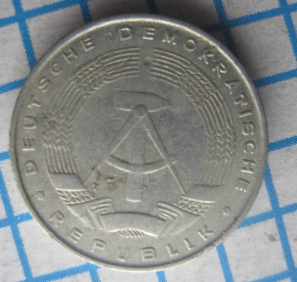 №246 Монета 5 фенингов 1968г, фото №3
