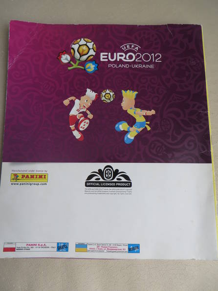 Альбом Евро 2012 с наклейками 18 штук наклеены., фото №3