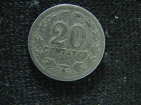 20 центавос Аргентина 1897г., фото №3