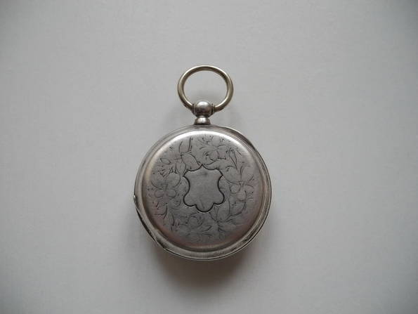 Серебряные карманные часы, фото №3