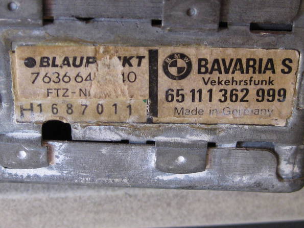 Раритетный автоприемник Blaupunkt BMW Bavaria, numer zdjęcia 4