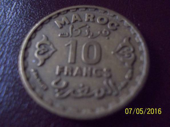 10 франків   1951 року Марокко