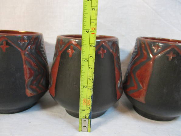 Три глиняных чашки, фото №5