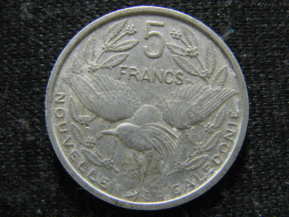5 франков Французская Каледония 1952г.