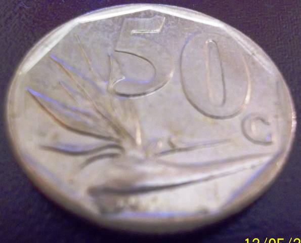 50 центів 1996 року Південна Африка, фото №2