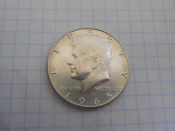 Пол доллара 1965г. Кенеди США