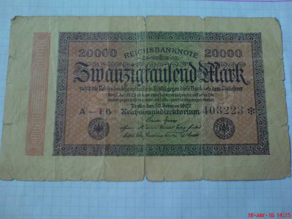 20000 марок.1923г, фото №2