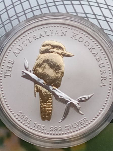 Australian Kookaburra 1oz 999 silver, фото №2