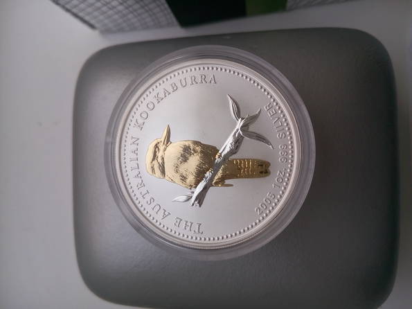 Australian Kookaburra 1oz 999 silver, фото №5