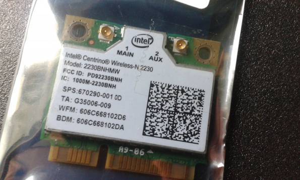 Intel Centrino Wireless-N 2230 (300 Mbit) + BT 4.0