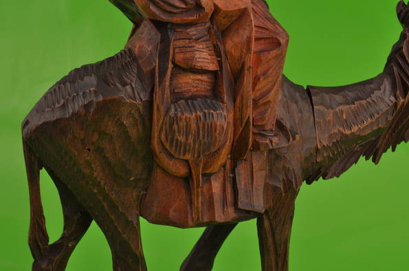 Скульптура. Верблюд. Дерево. №2., фото №9