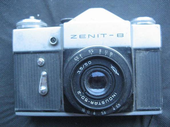 "Zenit-В" с объективом "Industar-50-2"