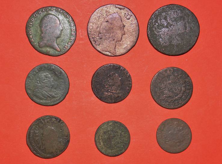 Монеты мира 9 шт, фото №3