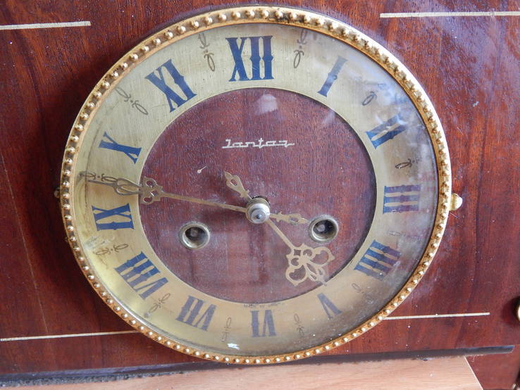 Часы настольные янтарь с боем 0350, фото №3