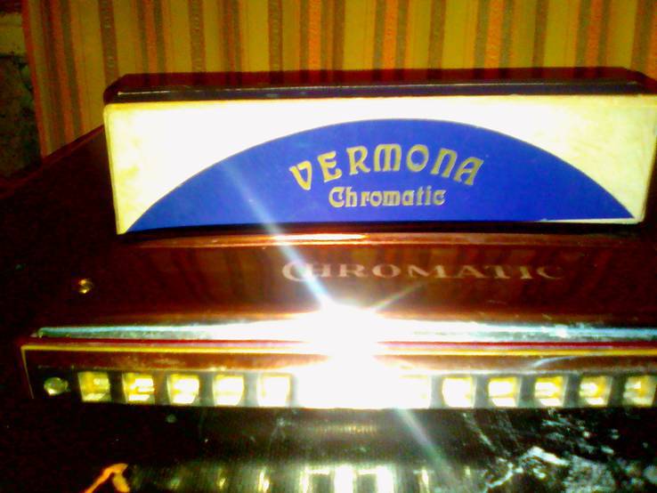 Губная гармошка  original Vermona Chromatic Harmonika, фото №3