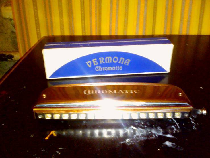 Губная гармошка  original Vermona Chromatic Harmonika, фото №4