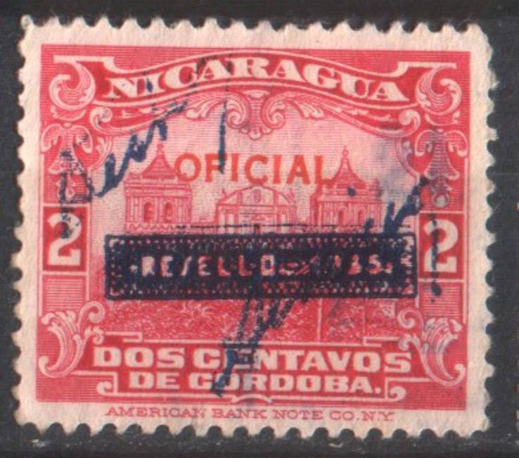 Никарагуа надпечатка