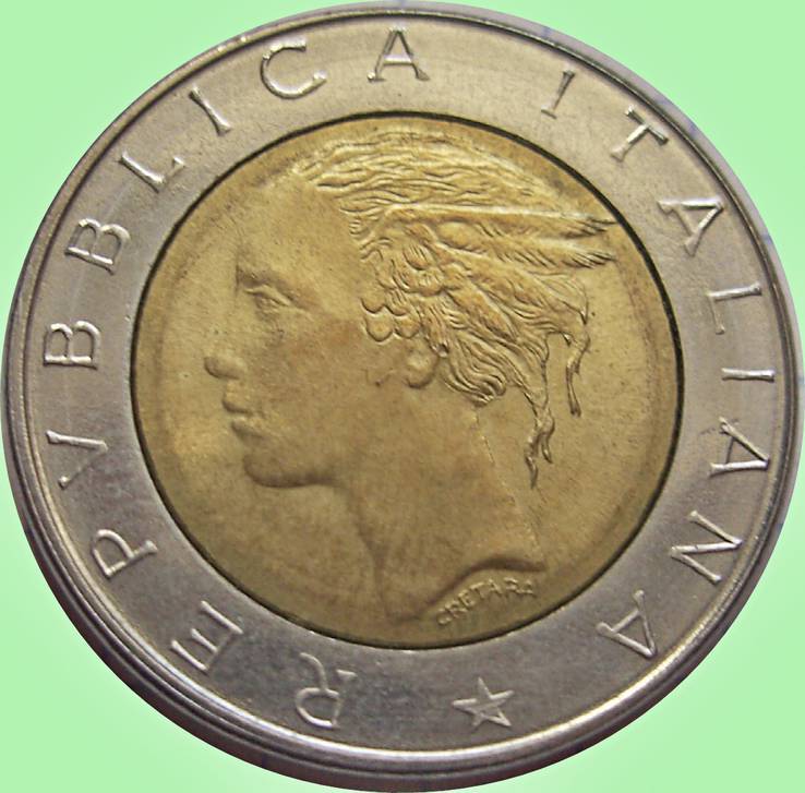 38.Италия 500 лир, 1982 год, фото №3
