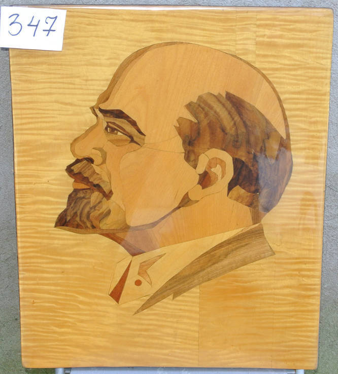 Интарсия, р.48х40, 1960-е г. «В. И. Ленин» (347), фото №3