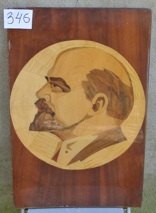 Интарсия, р.60х40, 1960-е г. «В. И. Ленин» (346), numer zdjęcia 2