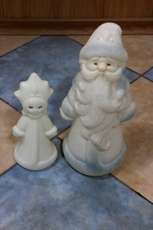 Игрушка дед мороз и снегурочка ссср, фото №2