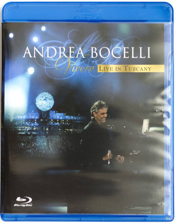 Blu-Ray диск Andrea Bocelli "Vivere Live in Tuscany", photo number 2