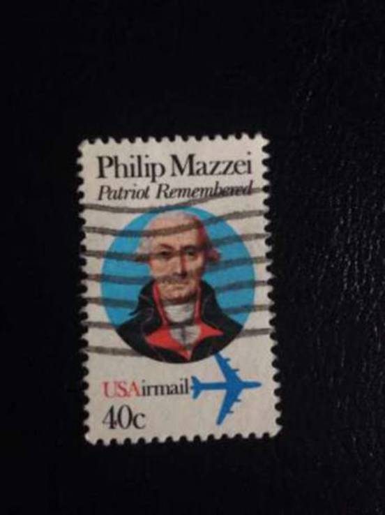 Марка США 1980г "Philip Mazzei (1730-1816)"