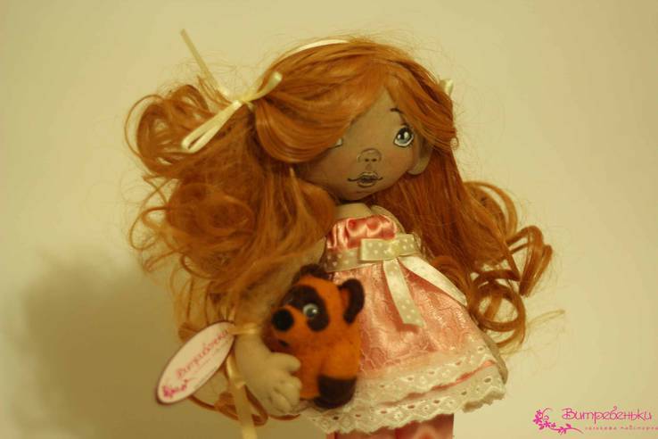 Тексстильная кукла Юлька, фото №3
