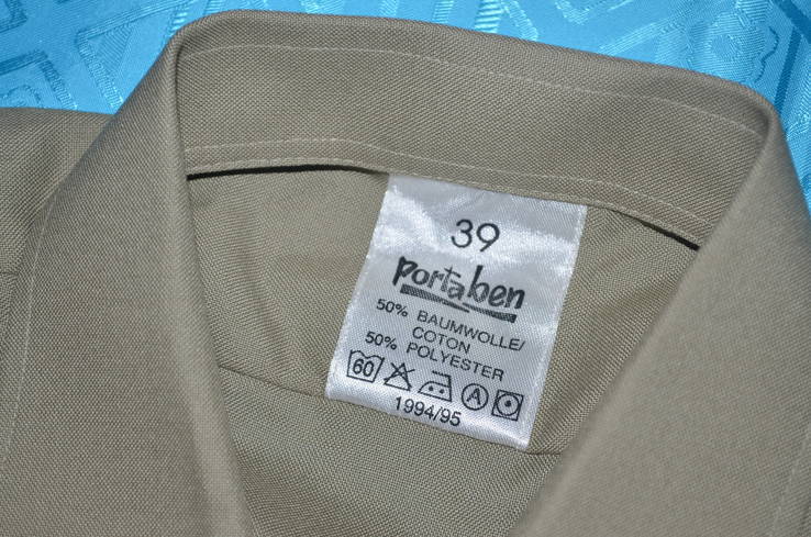 Рубашка мужская Portaben 50% COTTON хлопок, фото №4