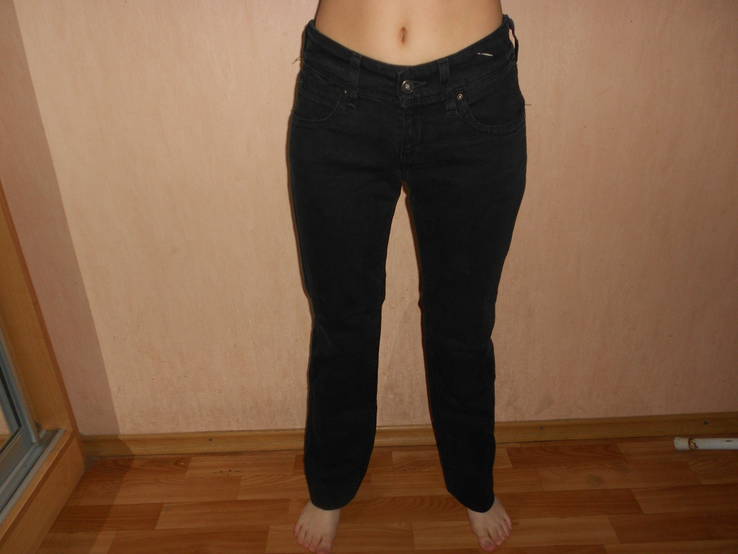 Джинсы, 27 размер, L32,Levis 570 straight fit , бойфренды, джинсы с подкоткой, photo number 2