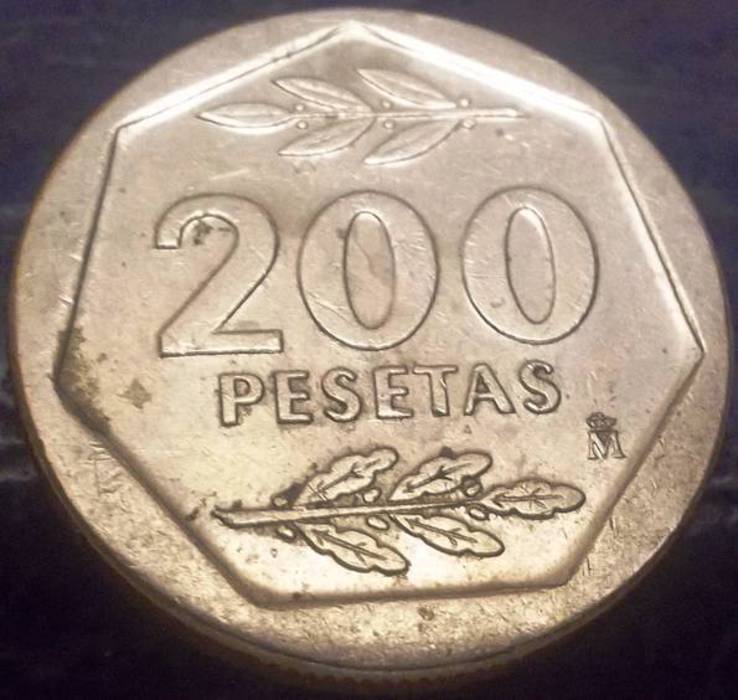 200 песет 1987 (тільки 1986-8) Іспанія, фото №2