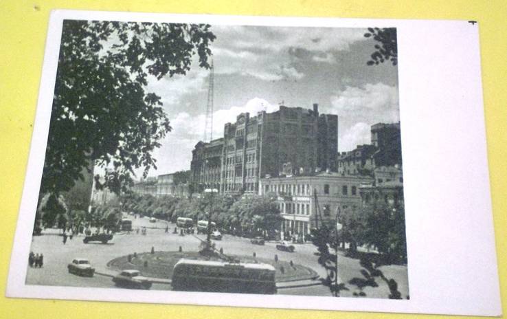 Листівка 1954 року.  Площа ім Сталіна  (стан - бездоганний), фото №2