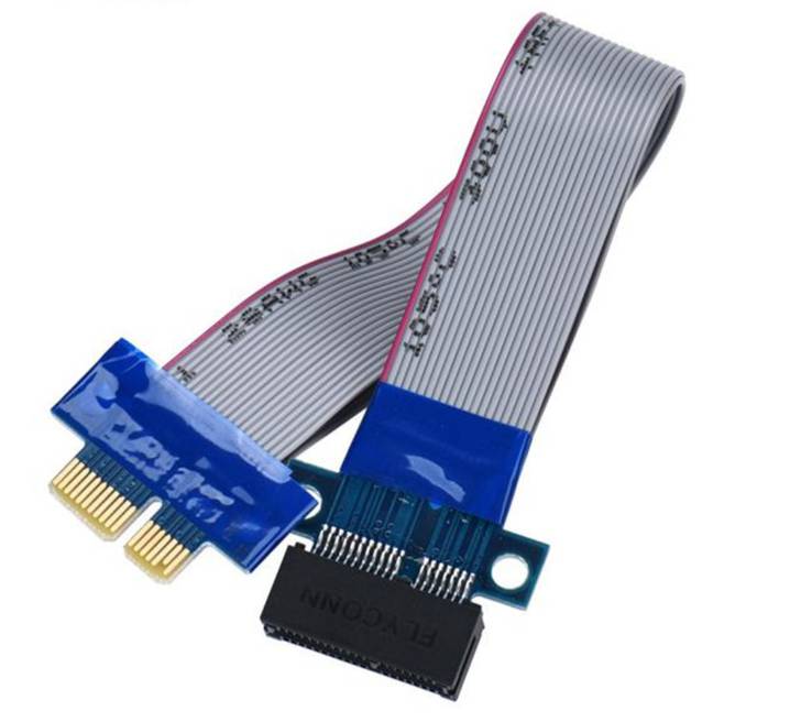 Райзер Riser PCI-E 1x to 1x, фото №5