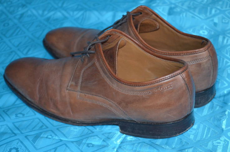 Туфли Clarks, кожаные, высококачественные UK 11, numer zdjęcia 9