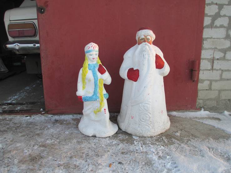 Большие Дед Мороз и Снегурочка 1965год, фото №2