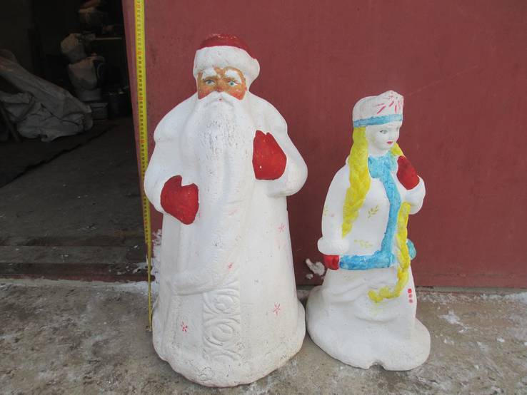 Большие Дед Мороз и Снегурочка 1965год, фото №3