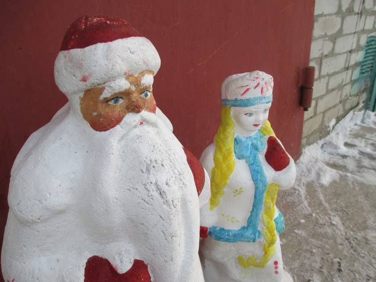 Большие Дед Мороз и Снегурочка 1965год, фото №4