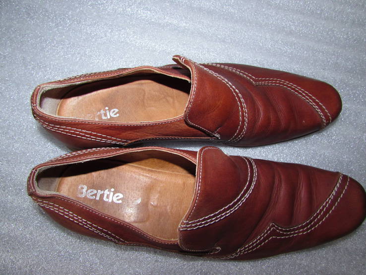 Туфли мужские натуральная кожа BERTIE Италия р 43, фото №7