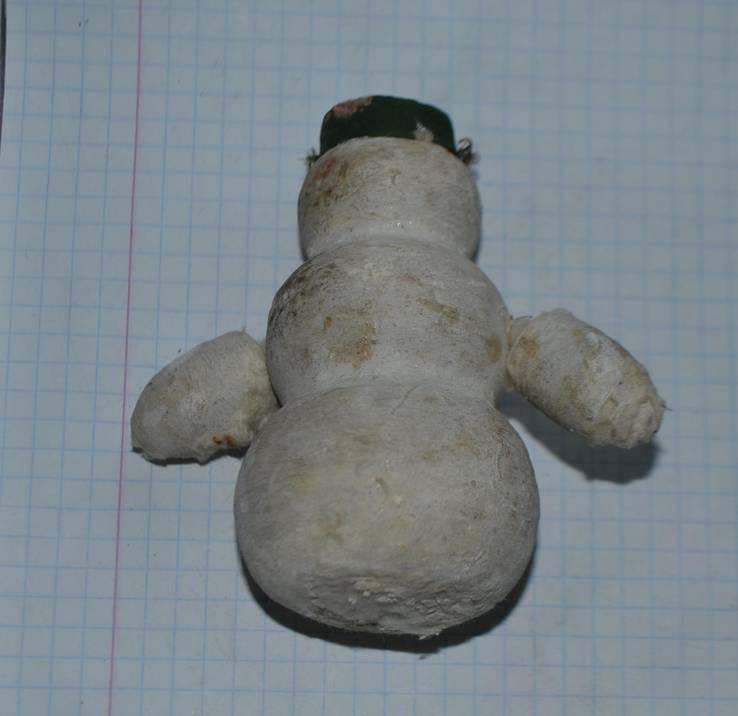 Снеговик из  папье маше, фото №3